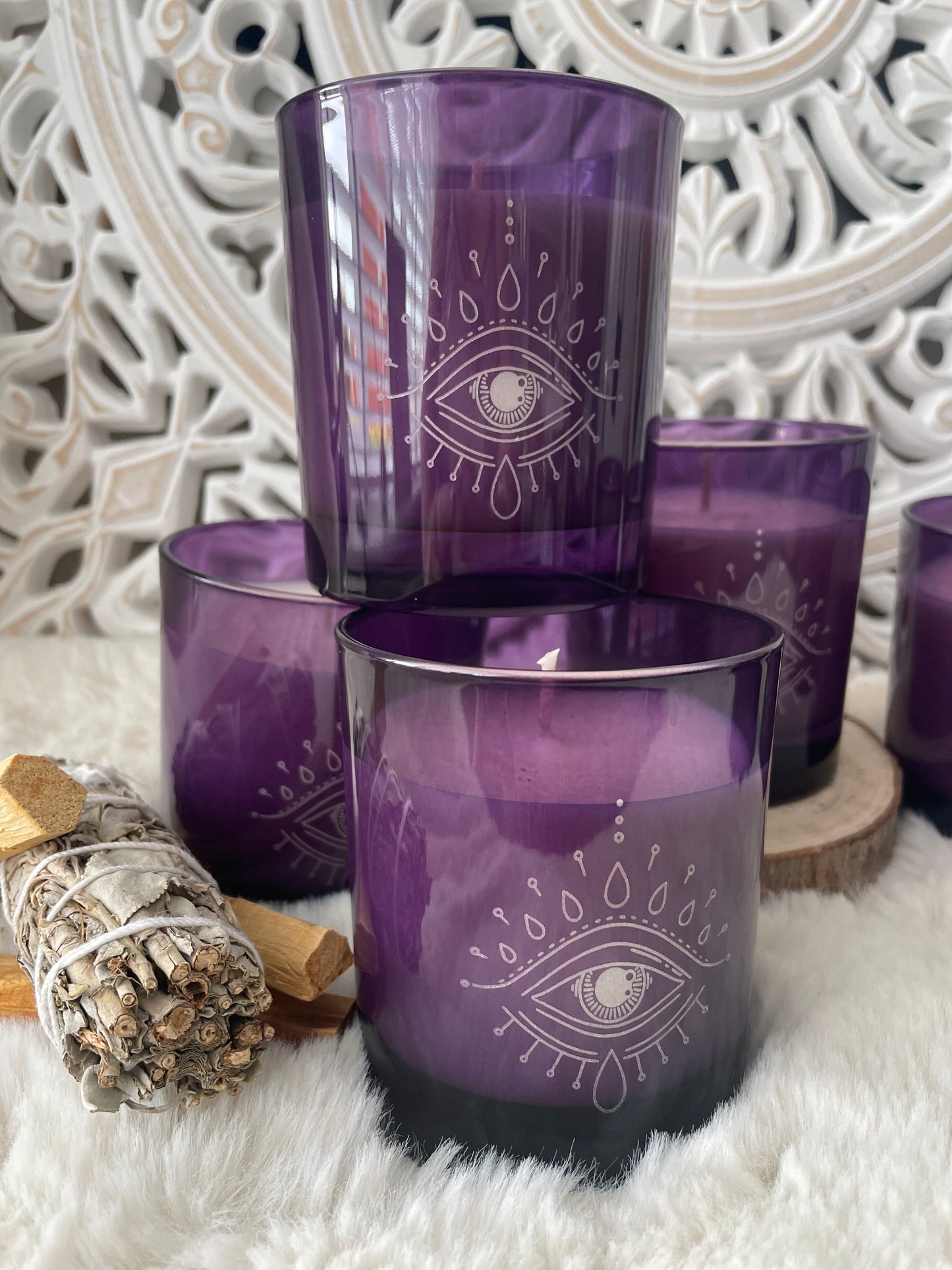 The Violet Flame - Holistic Candle