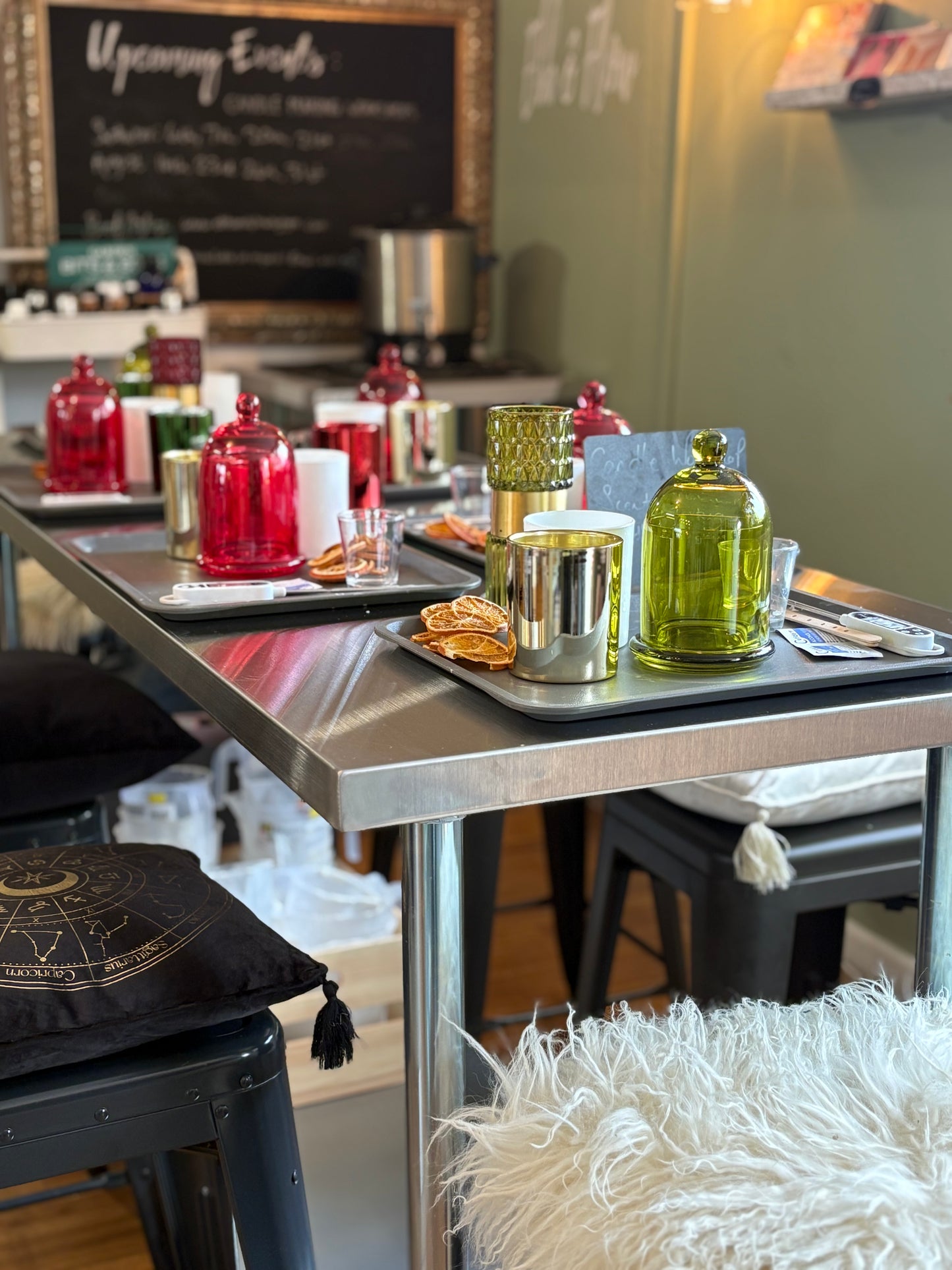 Candle Making Workshop at Ebb & Flow Woodborough