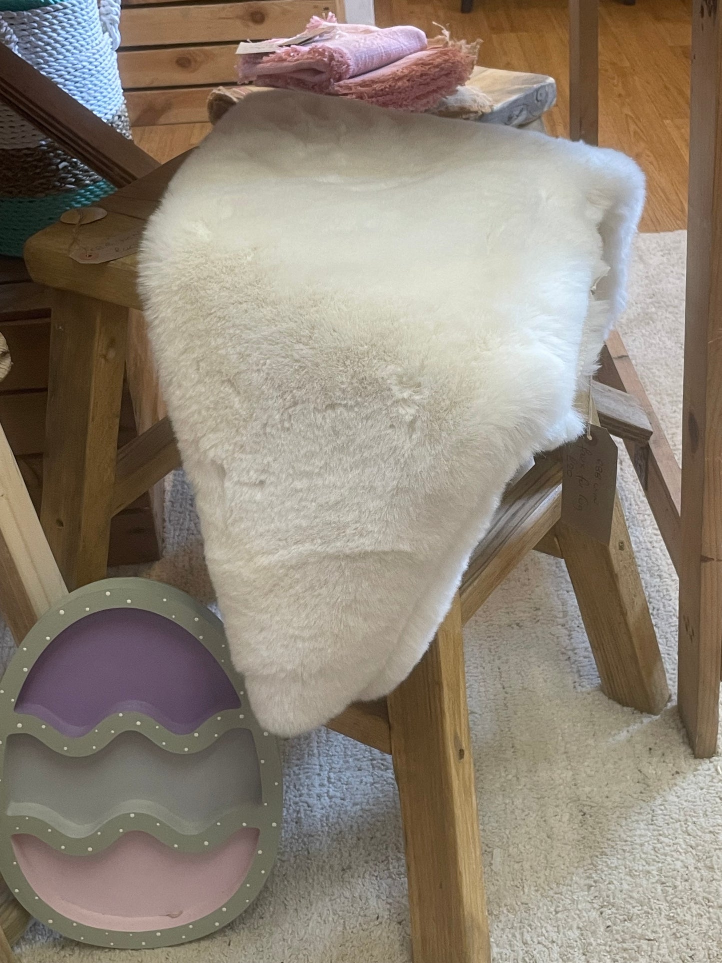 Faux Rabbit Fur rug
