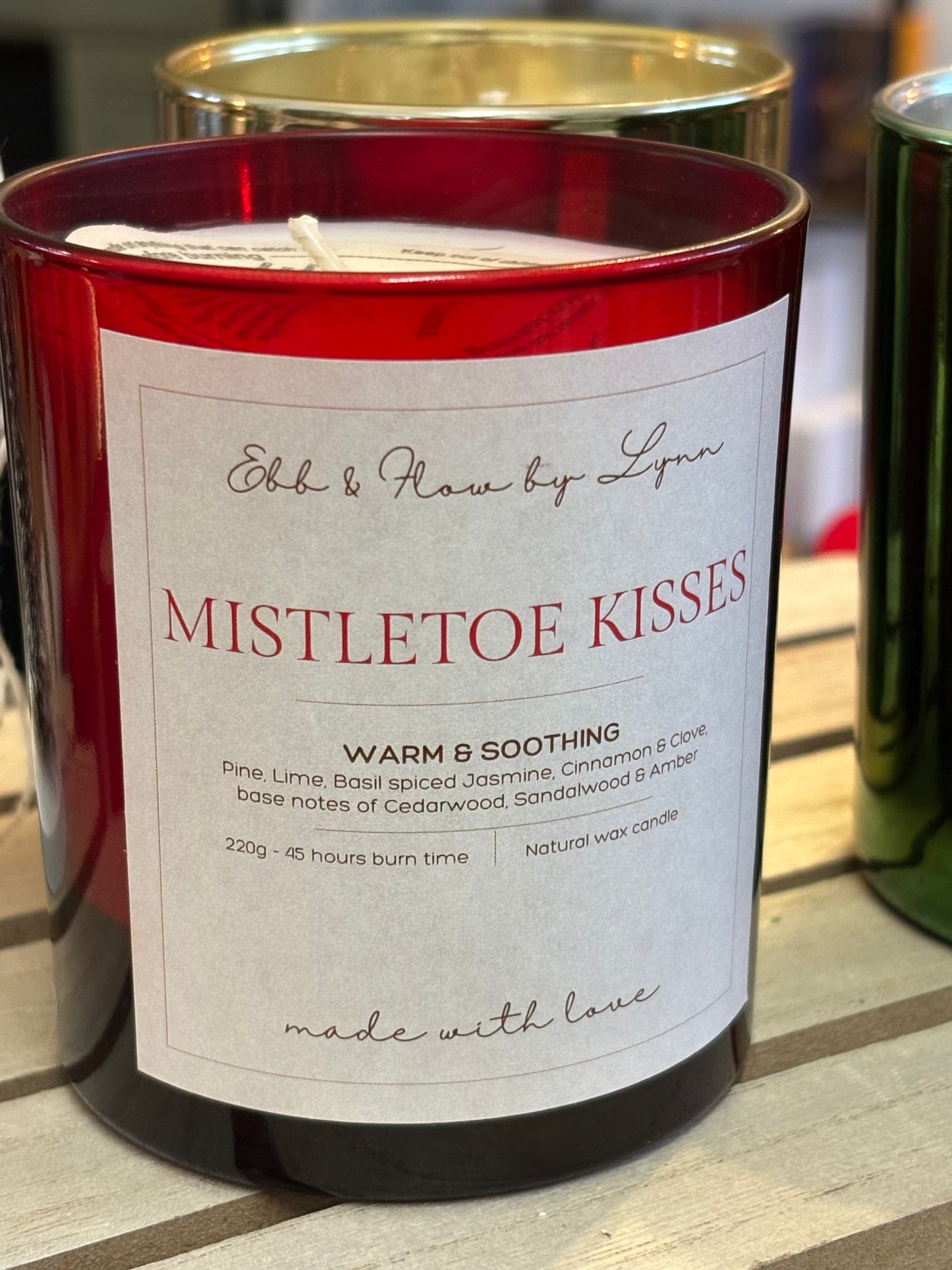 Mistletoe kisses Candle