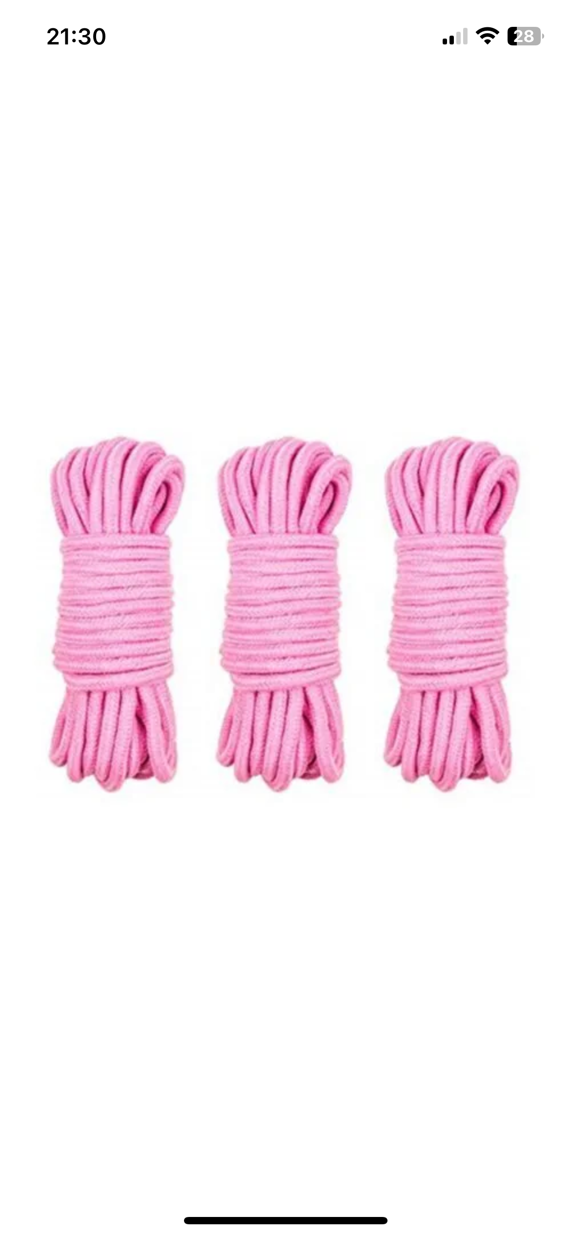 Rope restraint, cord, ties