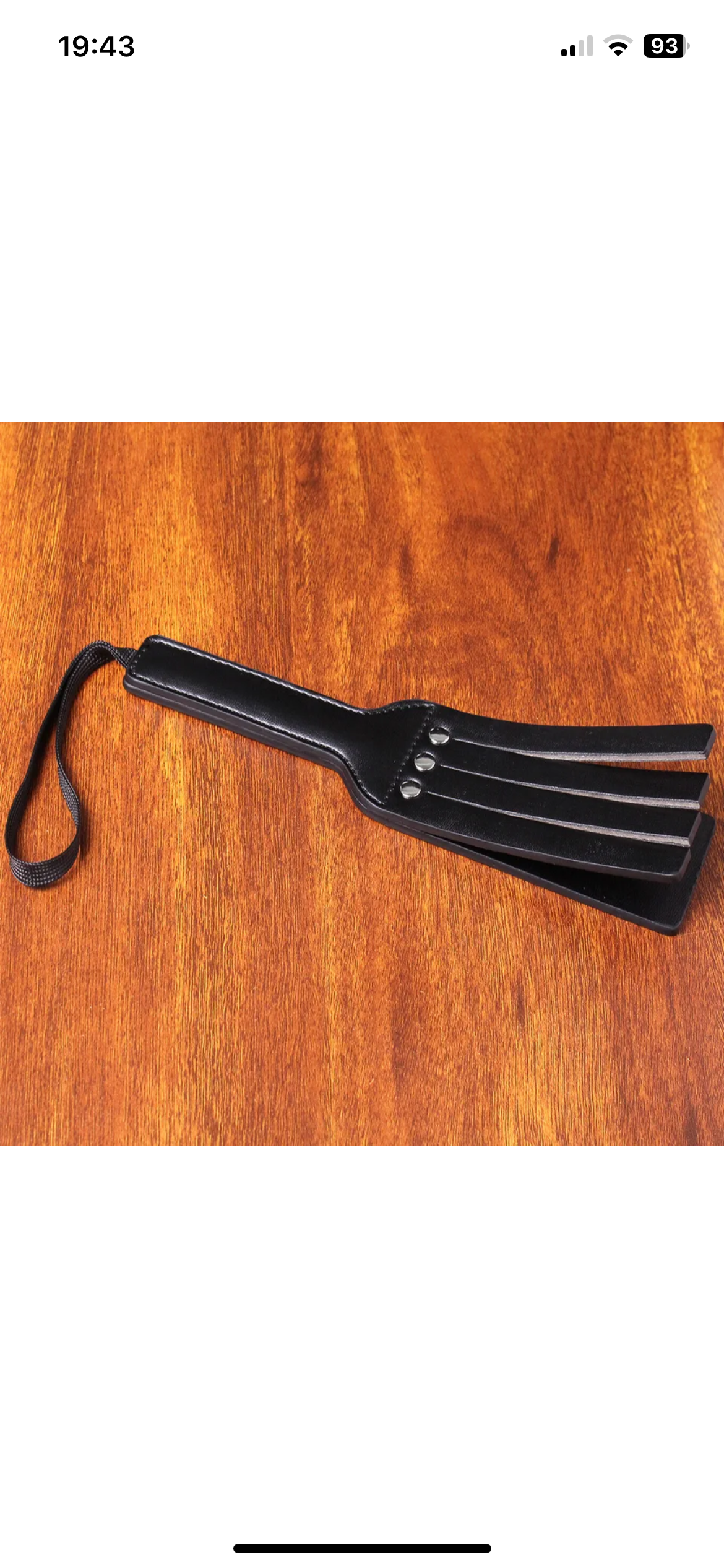 Leather paddle