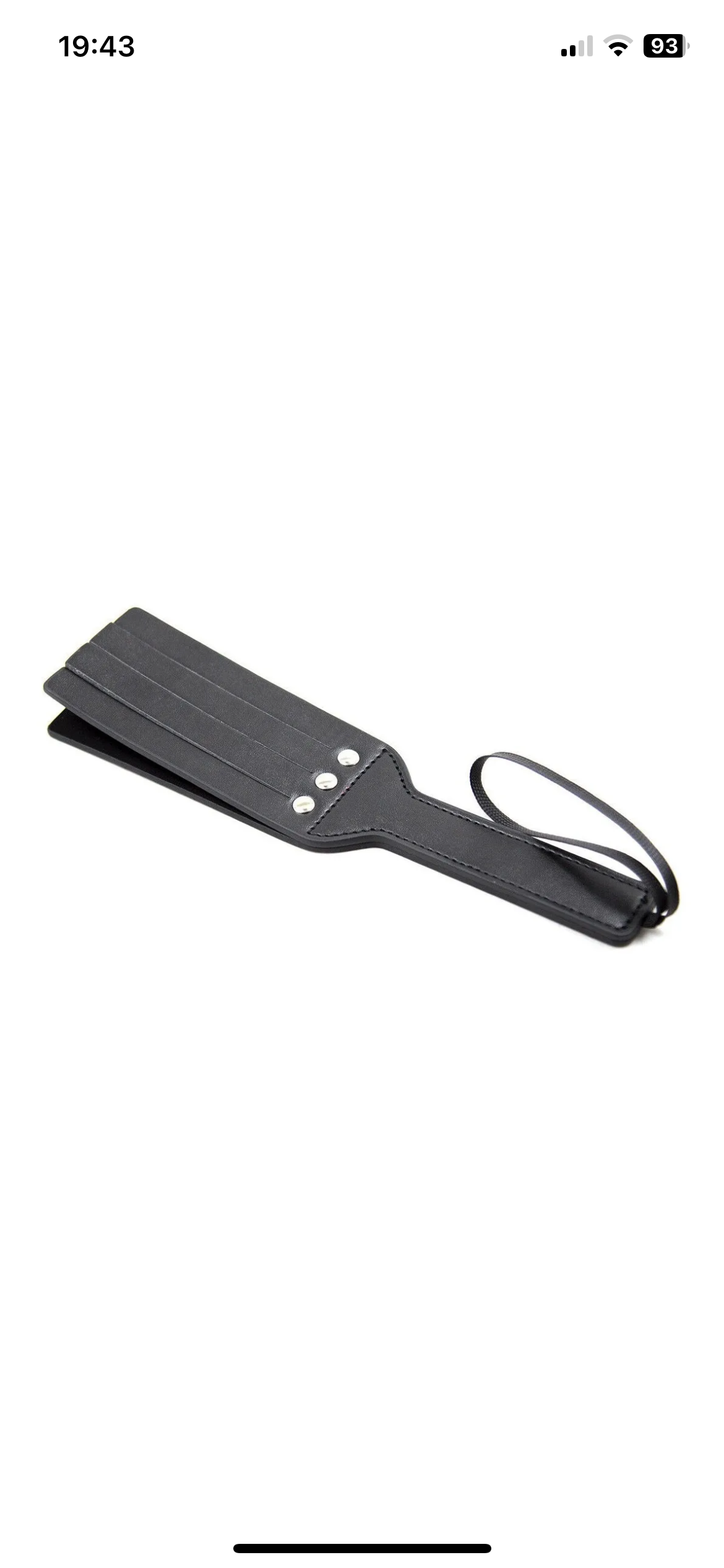 Leather paddle