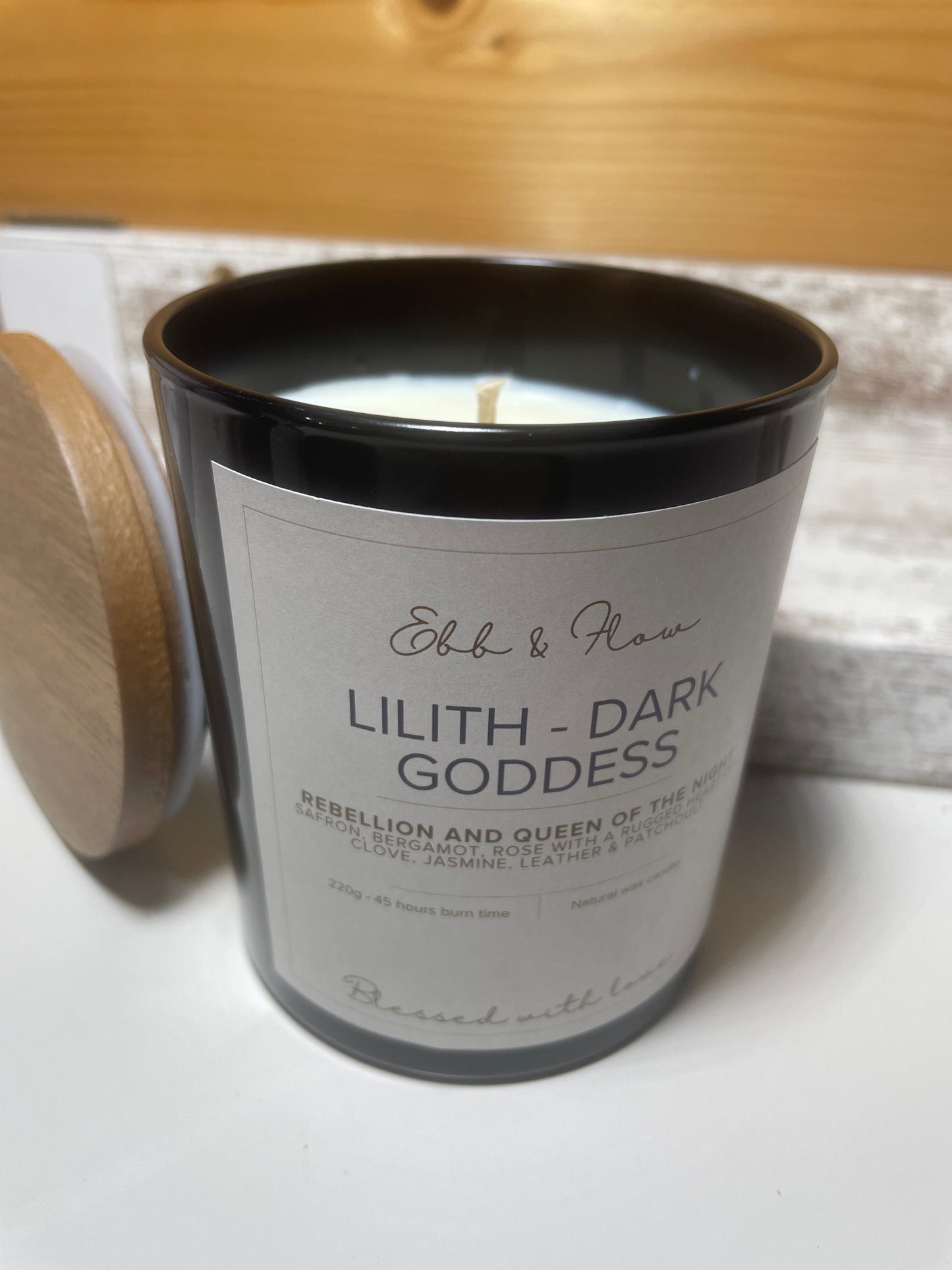 Lilith, The Dark Goddess - Holistic Candle