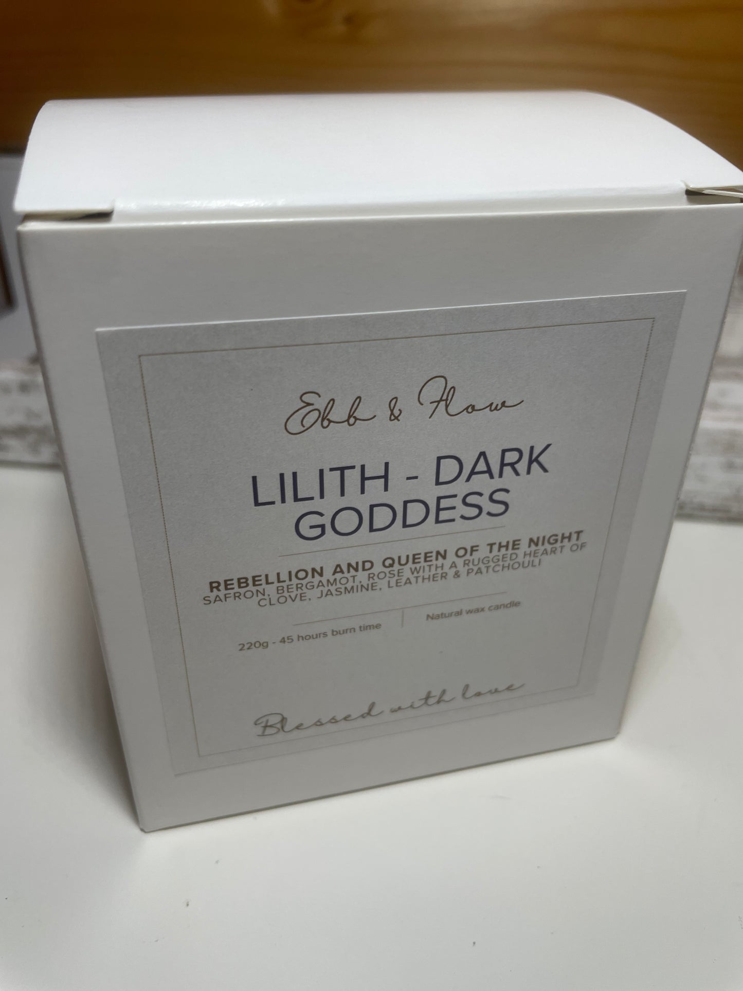 Lilith, The Dark Goddess - Holistic Candle