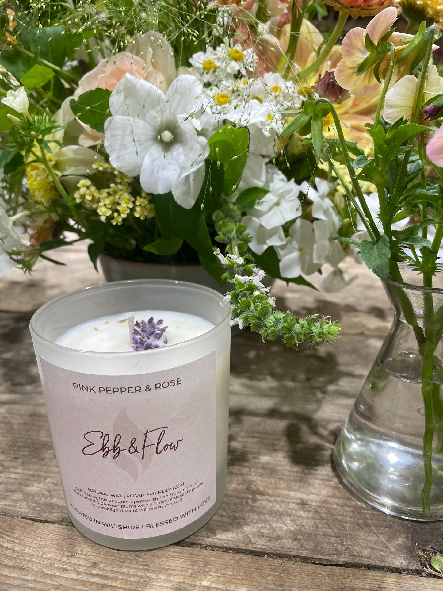 Pink Pepper & Rose Candle