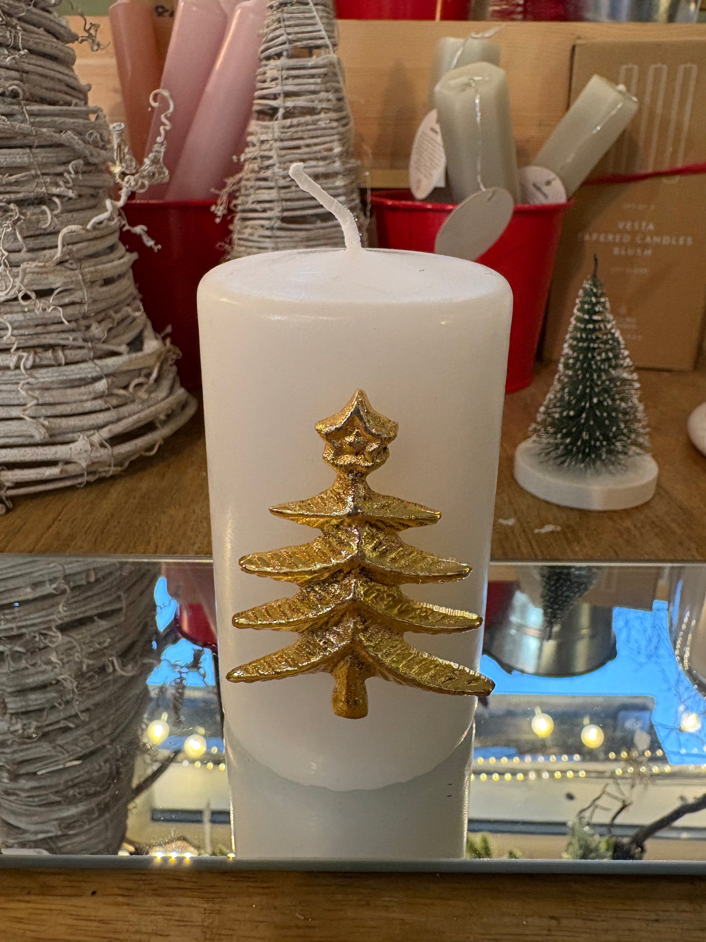 Christmas Candle Pin - Christmas Tree