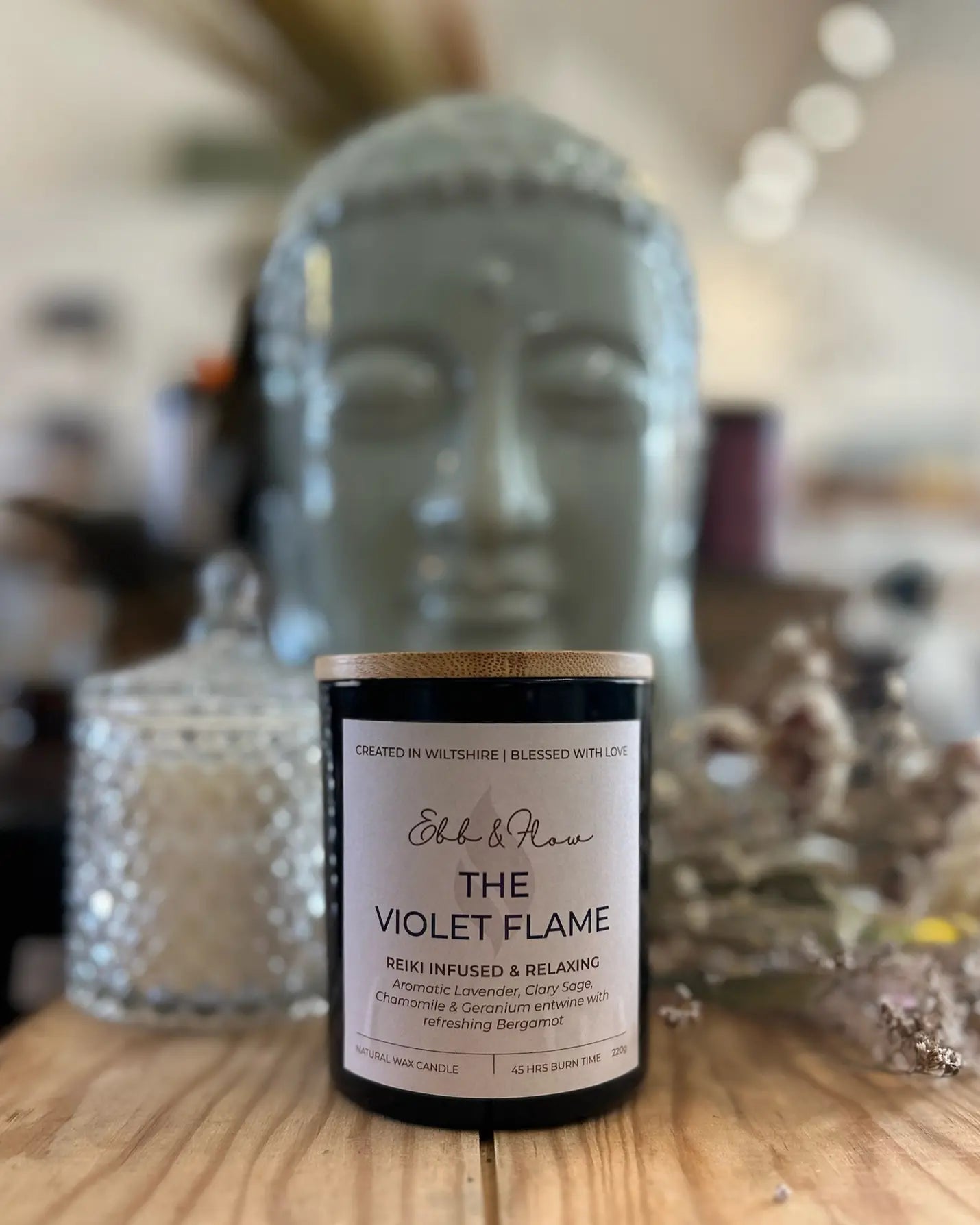 The Violet Flame - Holistic Candle