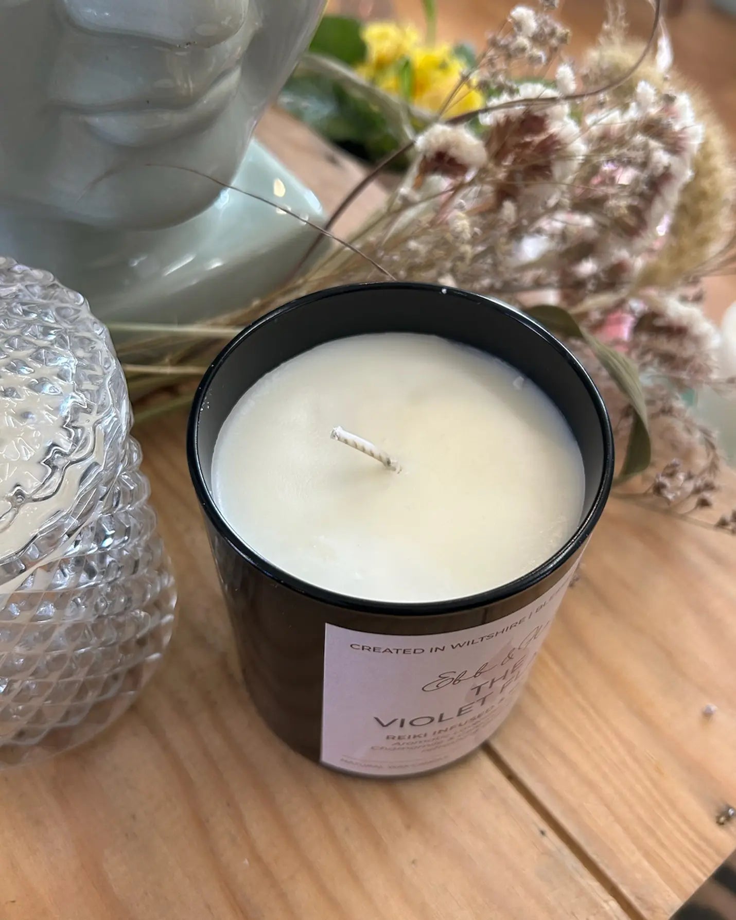 The Violet Flame - Holistic Candle