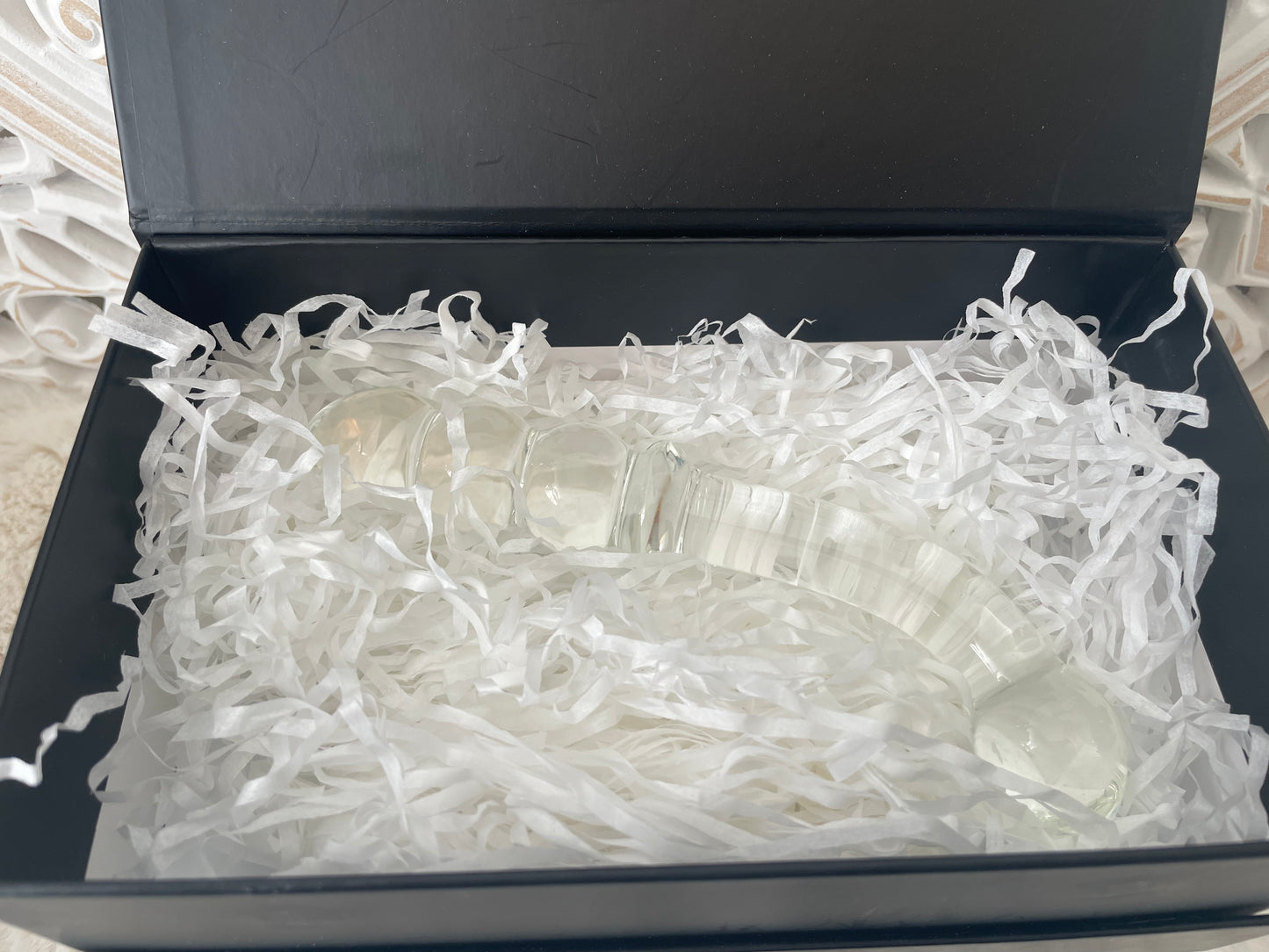 Clear Glass Massage Wand