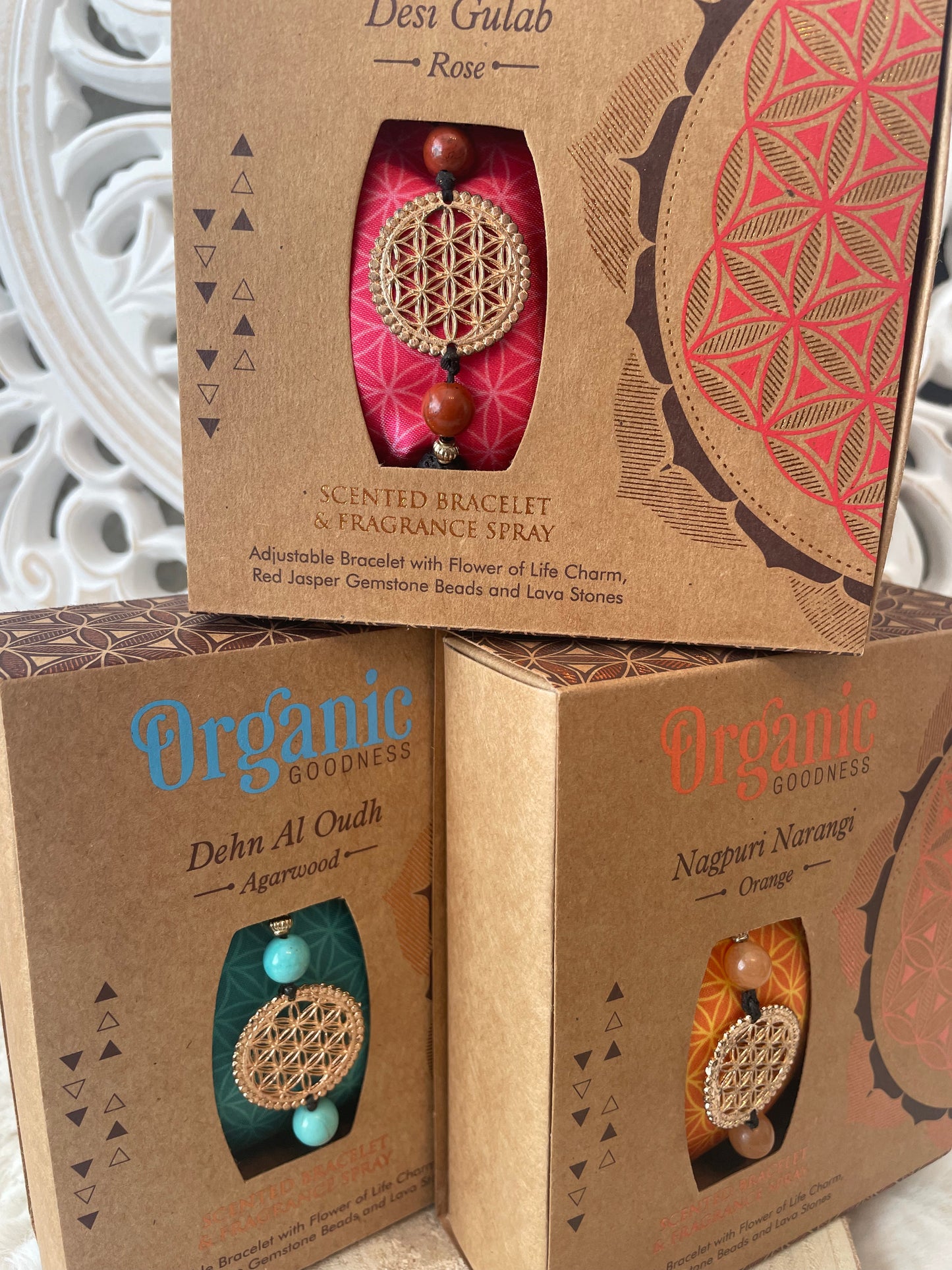Orange Nagpuri Narangi Bracelet & Fragrance Spray