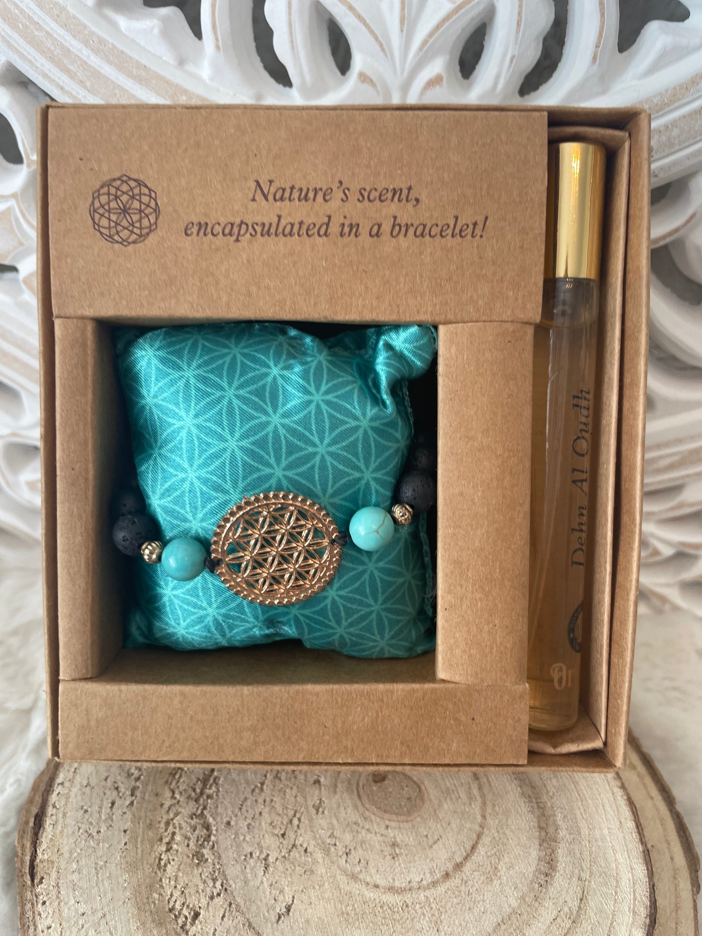 Agarwood Dehn Al Oudh Bracelet & Fragrance Spray