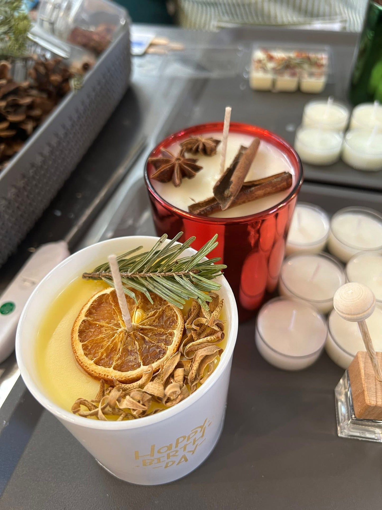 Candle Making Workshop at Ebb & Flow Woodborough