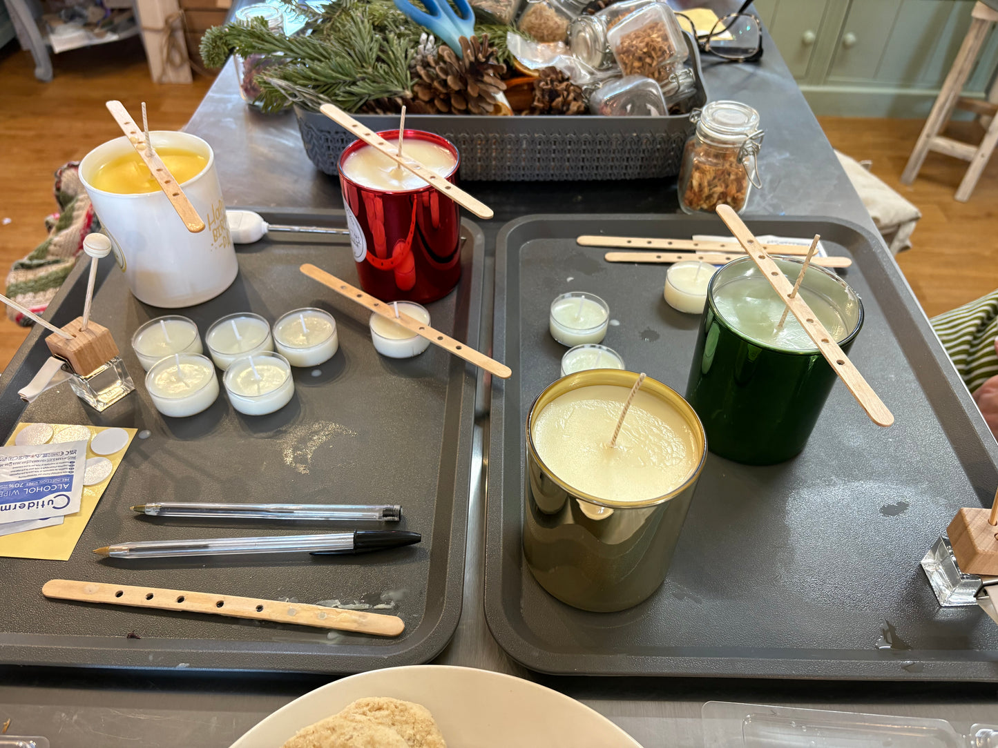 Candle Making Workshop at Ebb & Flow Woodborough