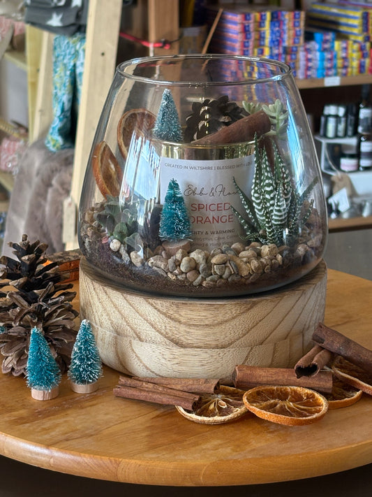 Christmas Terrarium and Candle Workshop