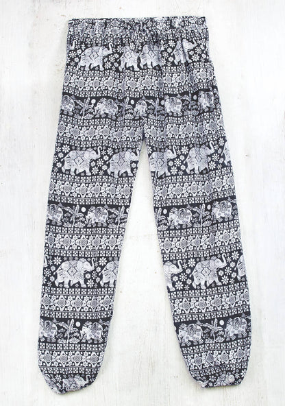 Elephant Print Harem Trouser