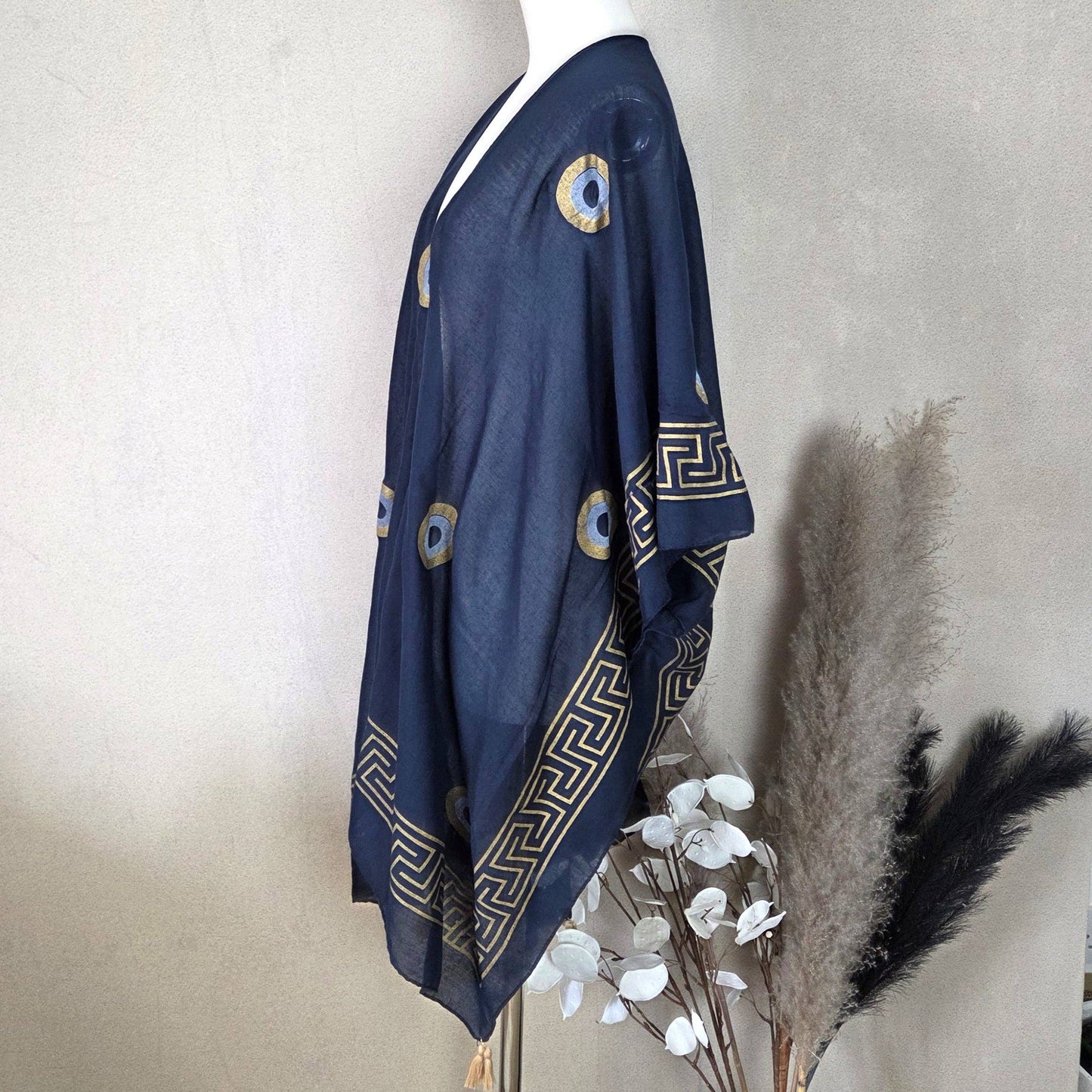 Kaftan with Arabic lucky eye