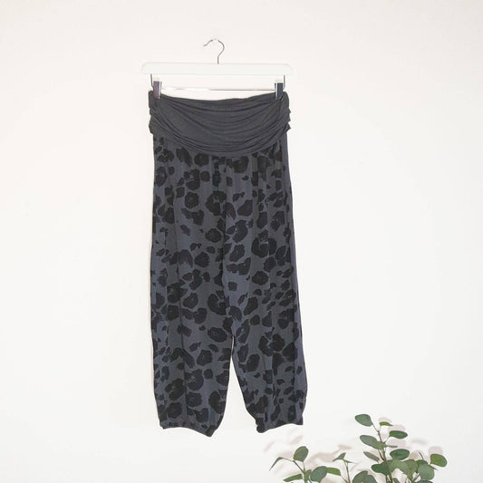 Leopard print hareem style pants