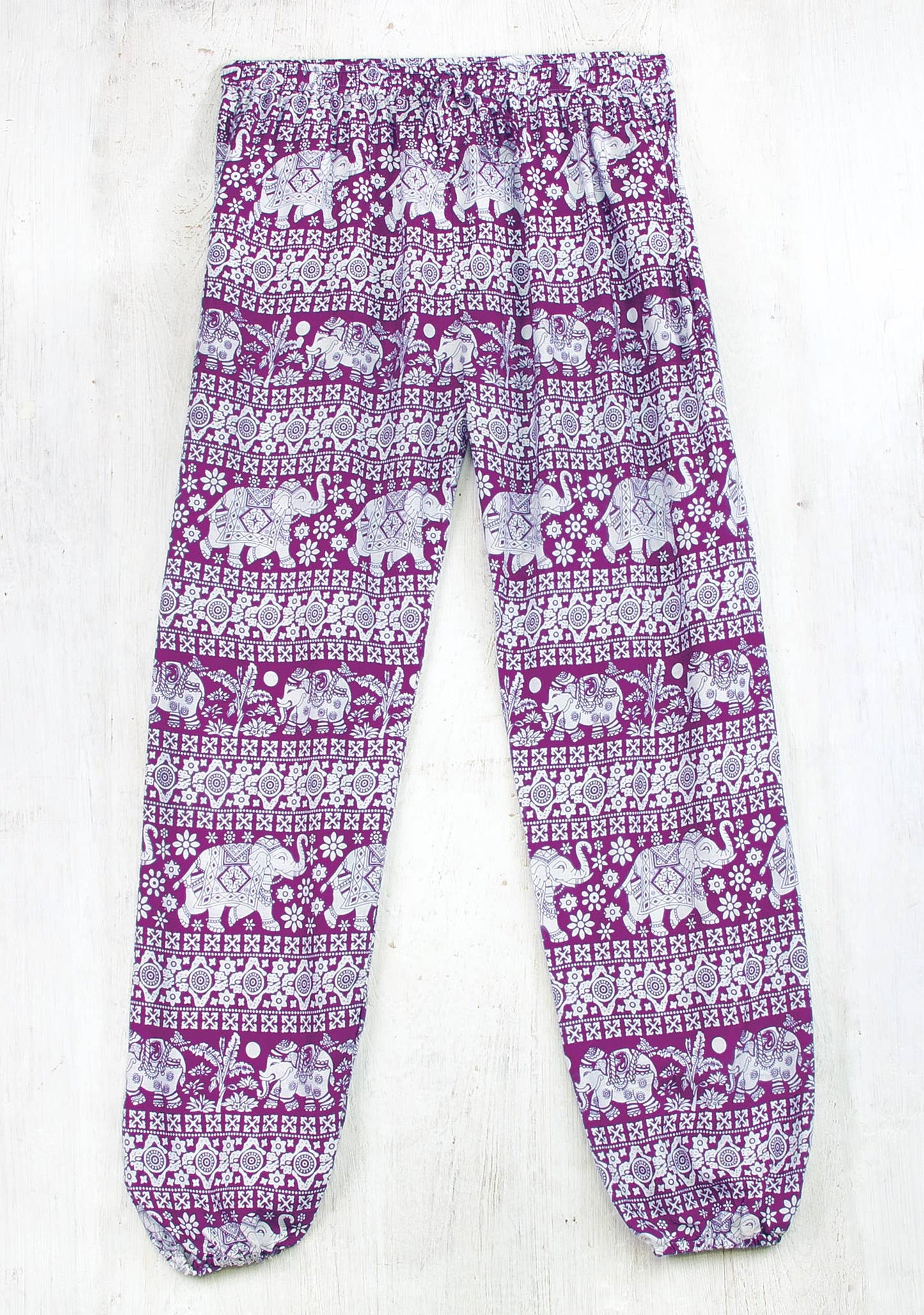 Elephant Print Harem Trouser