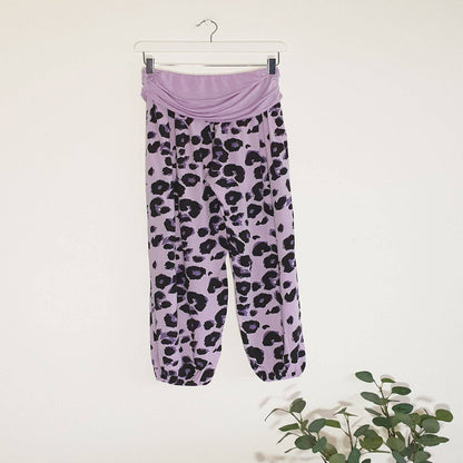 Leopard print hareem style pants