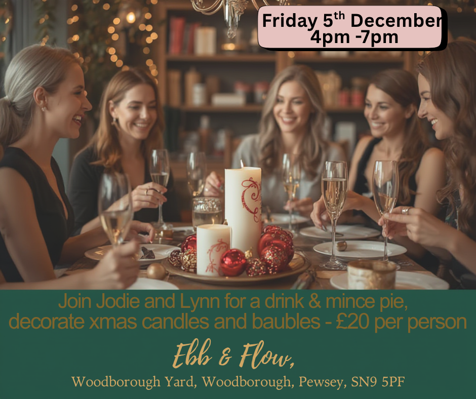 Candle and Bauble painting event