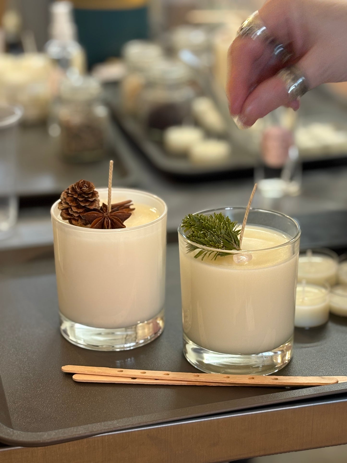 Candle Making Workshop at Ebb & Flow Woodborough