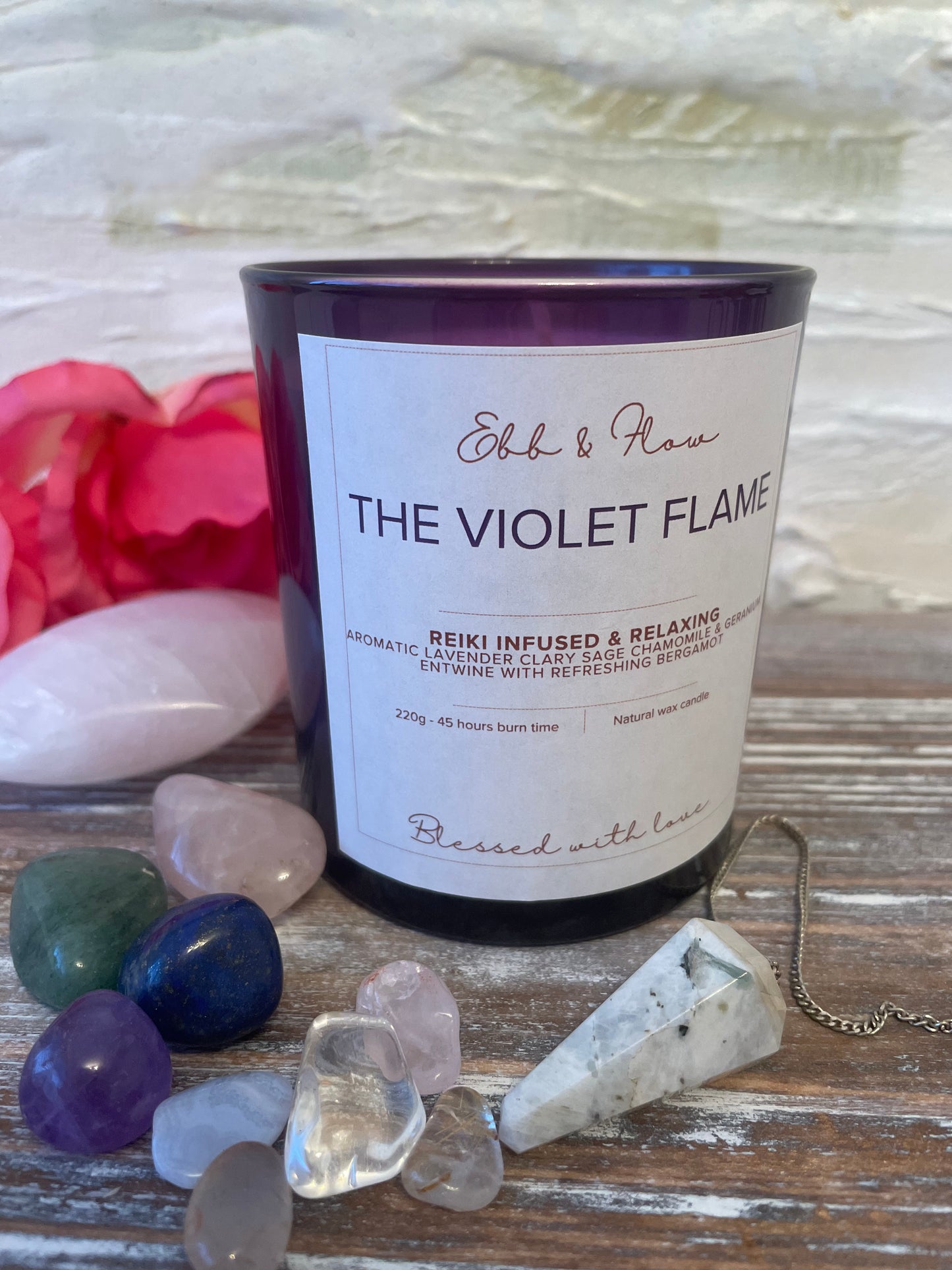 The Violet Flame - Holistic Candle