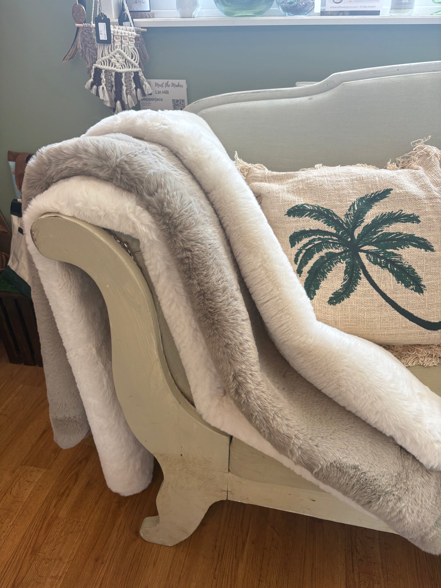Faux Rabbit Fur rug