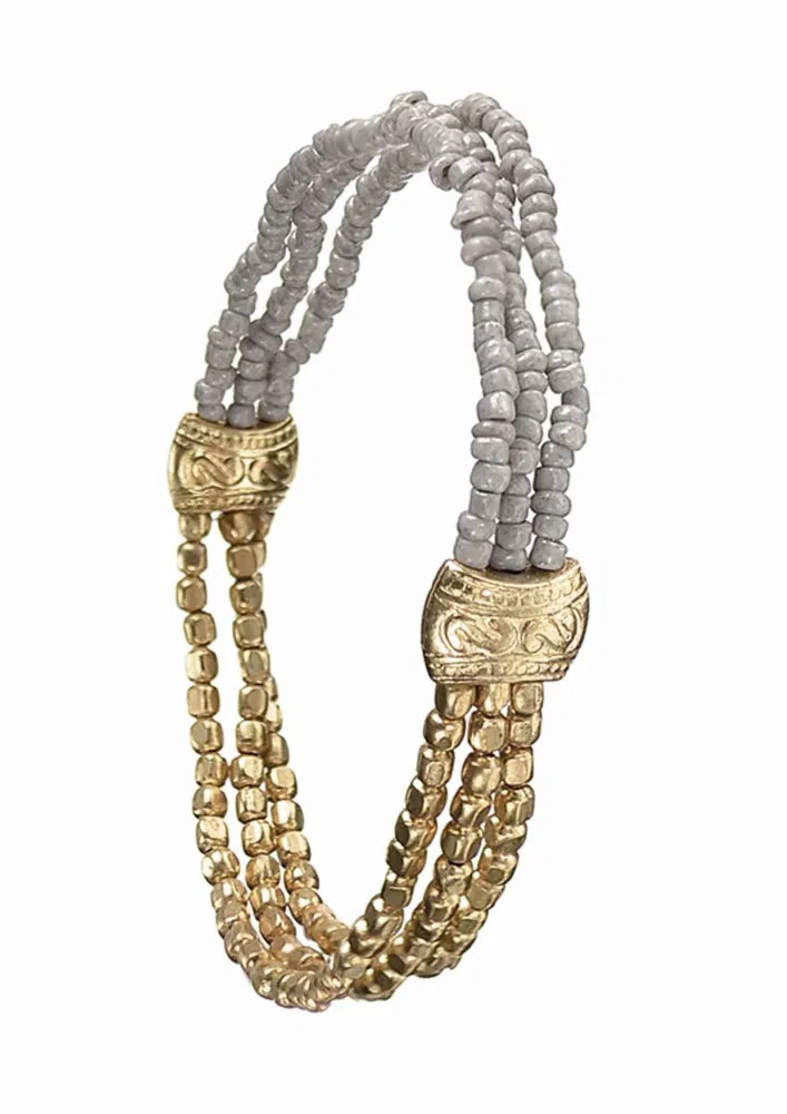 Indi Festival Summer Vibe - Grey & Gold