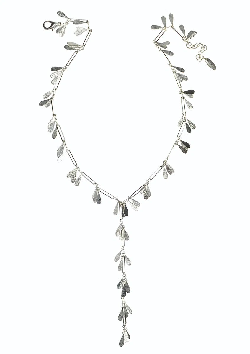 Fantasy Fringe Drop-Plunge Necklace