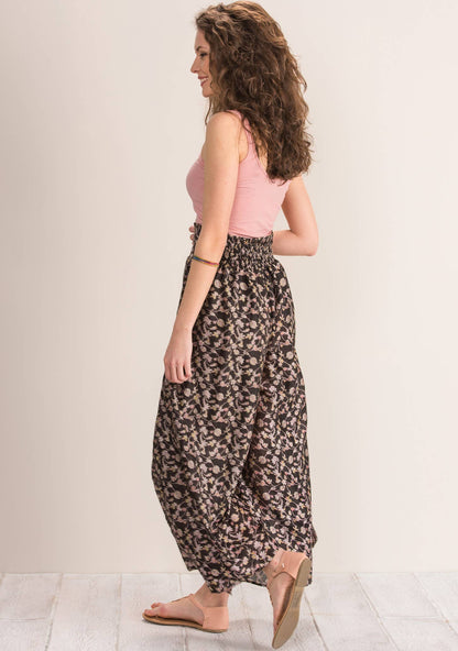 Silk Sari Fabric Tie Wrap Trousers