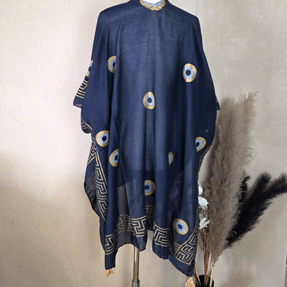 Kaftan with Arabic lucky eye