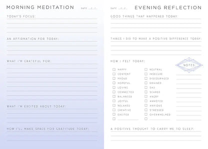 Gratitude - A Day and Night Reflection Journal