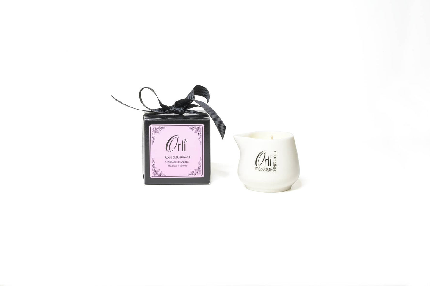 Rose & Rhubarb Massage Candle - 50g