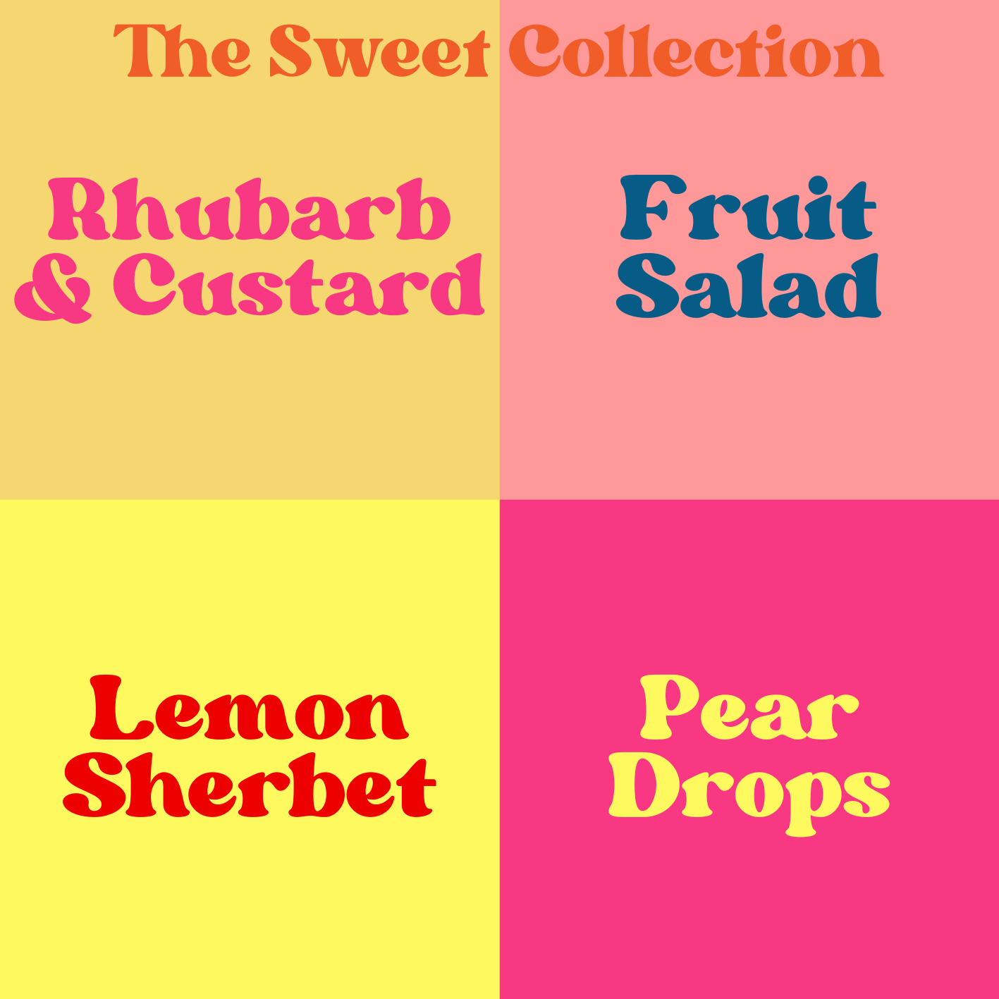 The Sweet Collection Candles