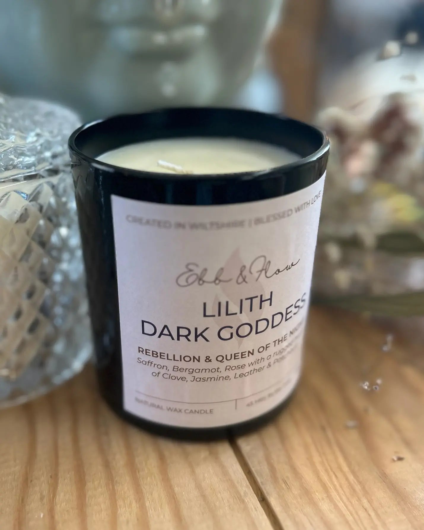 Lilith, The Dark Goddess - Holistic Candle