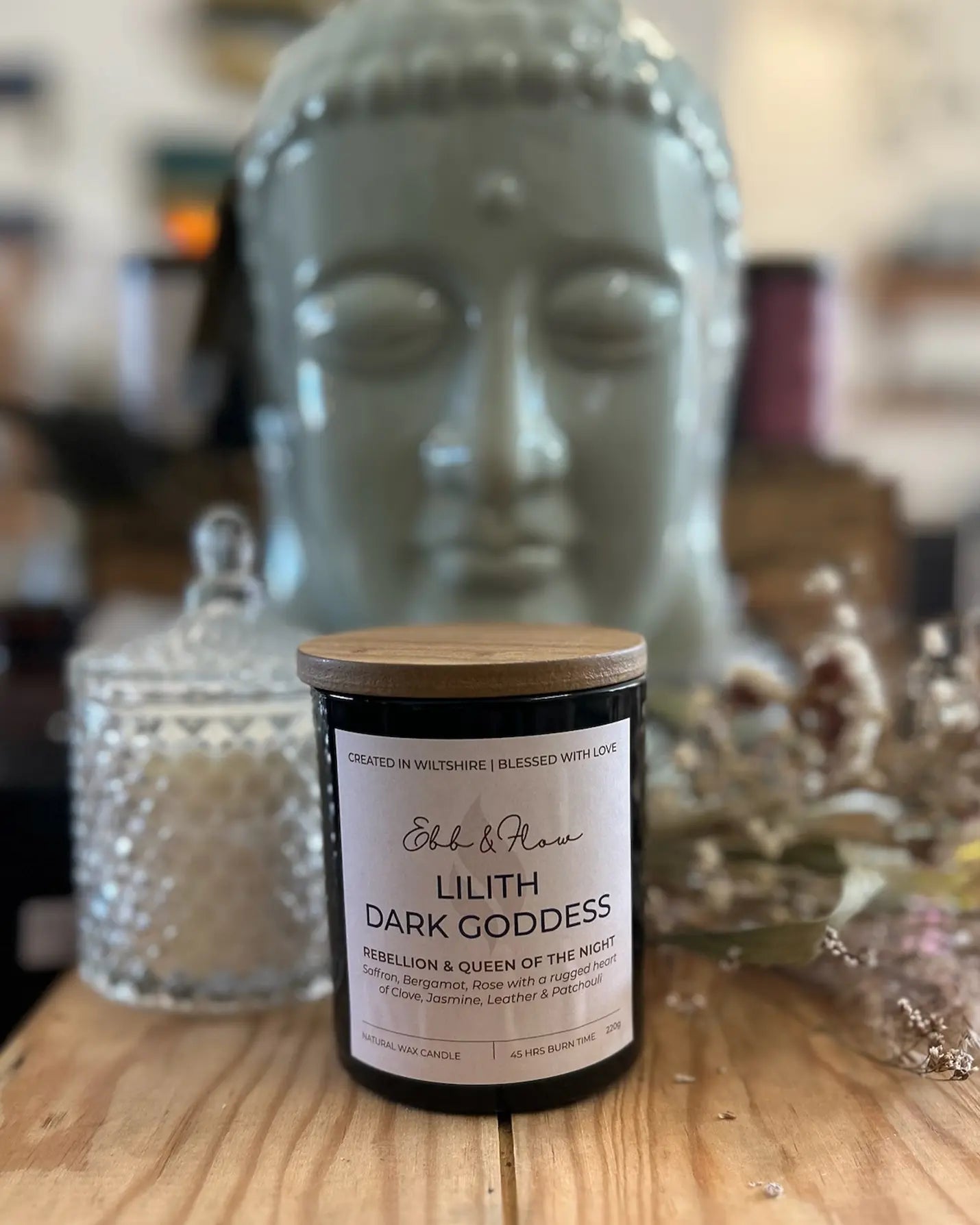 Lilith, The Dark Goddess - Holistic Candle
