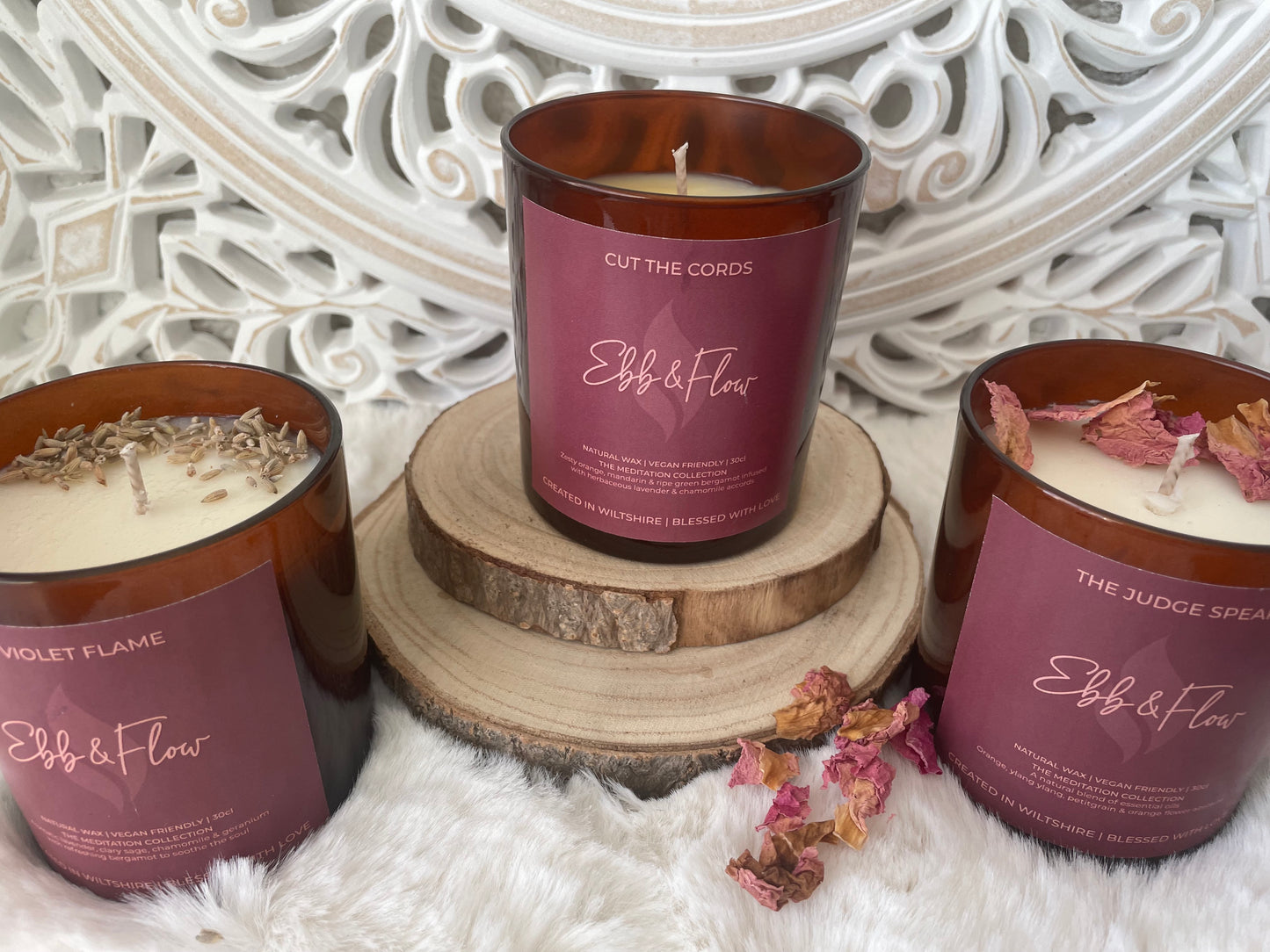 The Violet Flame - Holistic Candle